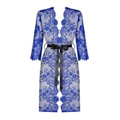 Obsessive Cobaltess Lace Kimono-thumb-2