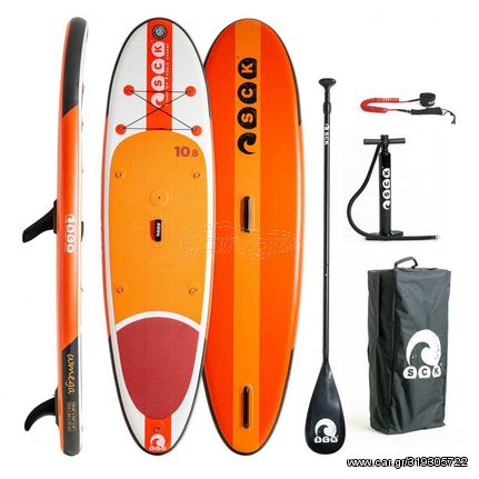 SCK φουσκωτή σανίδα SUP/windsurf ωmega 10’8”