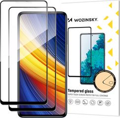 Wozinsky 2x 9H Full Face Tempered Glass (Redmi Note 9S / 9 Pro / 9 Pro Max / Poco X3 NFC black)