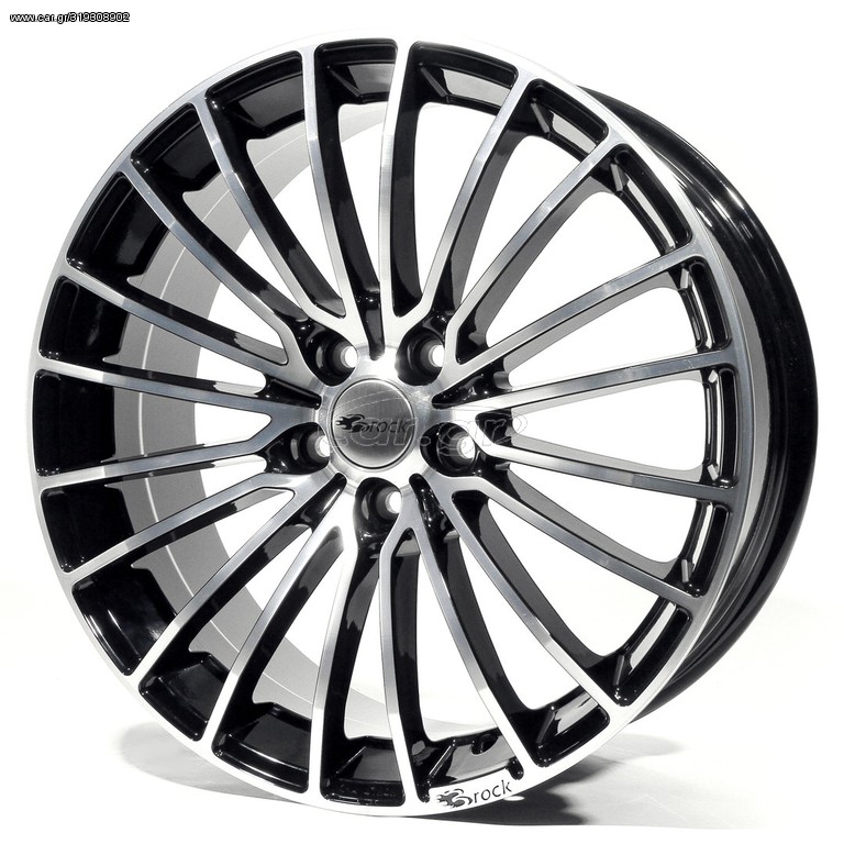 BROCK B24 7x17" Gloss Black / Polished 