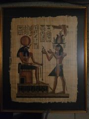 Χειροποιητα αιγυπτιακα παπυρους ( 58 επι 44 εκ. ) 2 τεμαχια