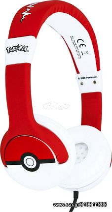 OTL Pokemon Pokeball Icon Kids Headphone