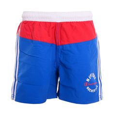 Champion Boys Beach Shorts Μπλε - Κόκκινο 304419-025 (Champion)