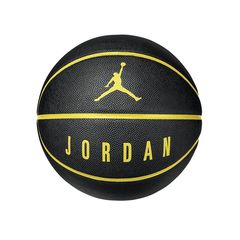 Jordan Adult Ultimate 8P Size 7 Basket Ball Μαύρο - Κίτρινο J.000.2645-098 (Jordan)