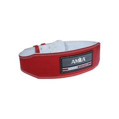 Amila Adult Split Weight Lifting Leather Belt Small Κόκκινο 8331101 (Amila)