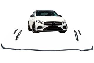 ΕΜΠΡΟΣ ΣΠΟΙΛΕΡ Mercedes A-Class W177 V177 (04.2018-up) A35 AMG Design Black Edition