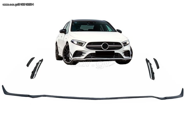 ΕΜΠΡΟΣ ΣΠΟΙΛΕΡ Mercedes A-Class W177 V177 (04.2018-up) A35 AMG Design Black Edition