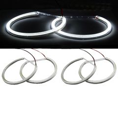 Angel Eyes LED Kit Για Bmw 3 E46 99-05 Xenon / E36 / E38 / E39 4x131mm Λευκά 264 Smd Led AKAE02 5 Τεμάχια