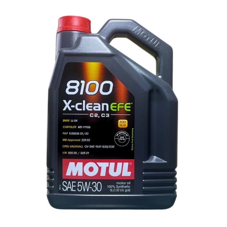 Λιπαντικό Κινητήρα Motul 8100 X-Clean EFE 5W30 5lt