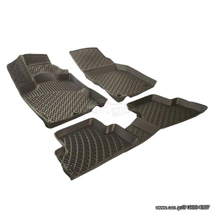 Πατάκια Σκαφάκια 3D Από Λάστιχο TPE Για Land Rover Range Rover Sport L320 2005-2013 Rizline 4 Τεμάχια Μαύρα