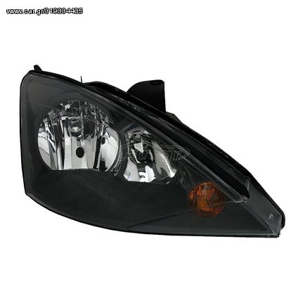 Φανάρι Μπροστινό Δεξί Για Ford Focus 01-04 Μαύρο H7/H1 TYC