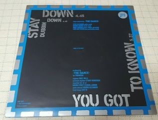 The Dance – Stay Down  12' UK 1982'-thumb-3