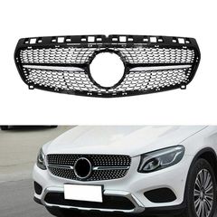 Μάσκα Για Mercedes-Benz A-Class W176 12-15 Diamond Look Μαύρο/Χρώμιο 1 Τεμάχιο