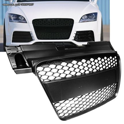 Μάσκα Για Audi TT 8J 06-14 TTRS Look Κυψελωτή Μαύρο Ματ 1 Τεμάχιο