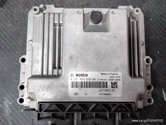 DACIA DOKKER ΕΓΚΕΦΑΛΟΣ BOSCH 0 281 034 420,237106319R