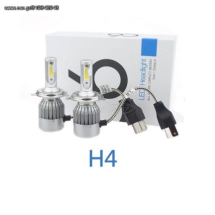 Λάμπες Led H4 S6 12volt & 24volt 2 Τεμάχια