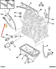 ΔΕΙΚΤΗΣ ΛΑΔΙΟΥ 0000117443 CITROEN BERLINGO,XANTIA,XANTIA II,XSARA I,ZX /PEUGEOT 306 II,405 II,406 I,II,PARTNER                                                                                          
