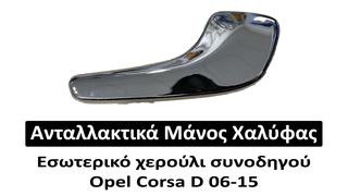 Εσωτερικό χερούλι συνοδηγού Opel Corsa D 06-15