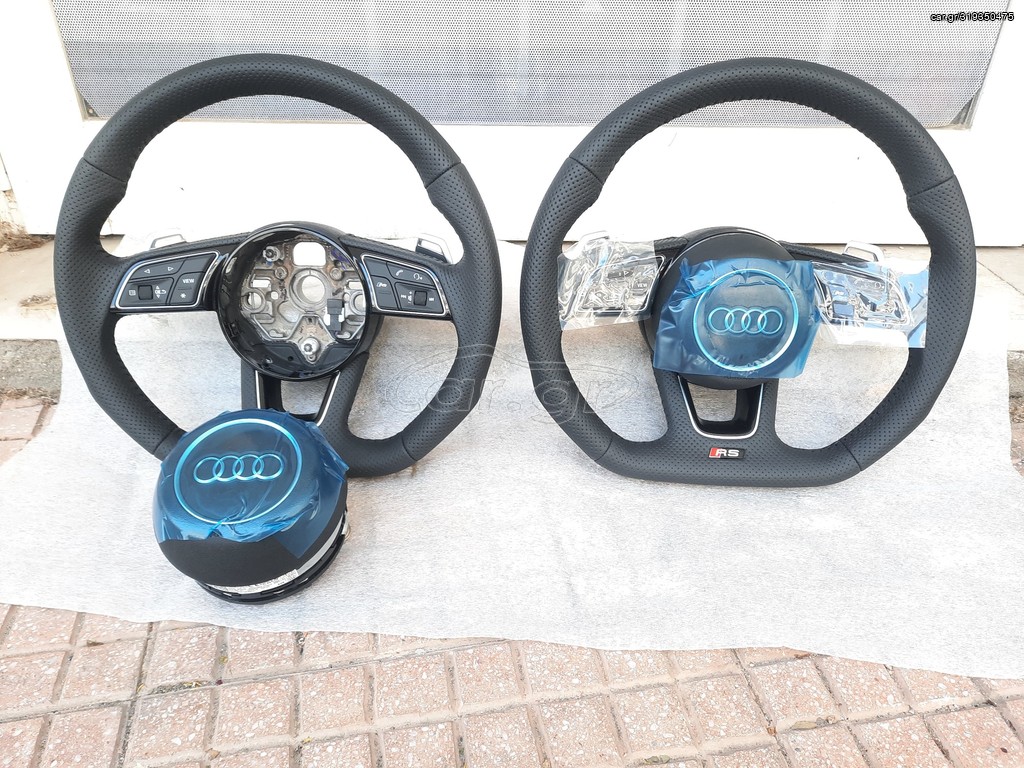 ΚΑΙΝΟΥΡΓΙΟ ΓΝΗΣΙΟ Audi RS3 8Y A3 S3 DSG A1 S1 8X Q2 SQ2 82A flat bottom τιμόνι
