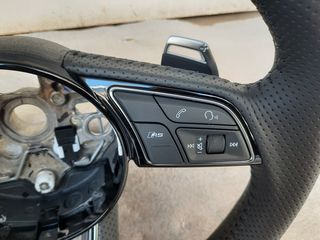 ΚΑΙΝΟΥΡΓΙΟ ΓΝΗΣΙΟ Audi RS3 8Y A3 S3 DSG A1 S1 8X Q2 SQ2 82A flat bottom τιμόνι-thumb-11
