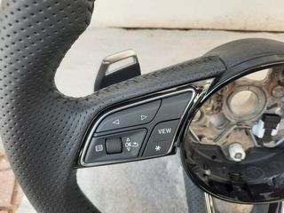 ΚΑΙΝΟΥΡΓΙΟ ΓΝΗΣΙΟ Audi RS3 8Y A3 S3 DSG A1 S1 8X Q2 SQ2 82A flat bottom τιμόνι-thumb-12