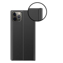 Sleep Case Bookcase Type Case with Smart Window for iPhone 13 Pro black-thumb-2