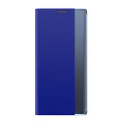 Sleep Case Bookcase Type Case with Smart Window for iPhone 13 blue-thumb-1