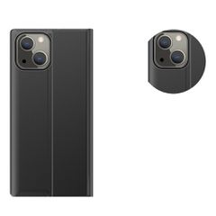 Sleep Case Bookcase Type Case with Smart Window for iPhone 13 mini black-thumb-3