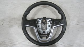 Δερμάτινη στεφάνη τιμονιού με χειριστήρια και cruise control από Opel Meriva B 2011-2017, Opel Astra J '10-'15
