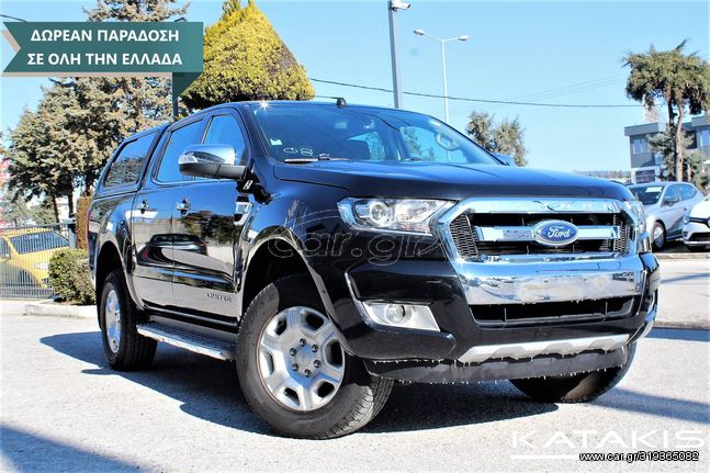 Ford Ranger '17 2.2TDCI 160Hp 4X4 LIMITED ΔΕΡΜΑ NAVI Euro6