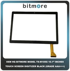 OEM Bitmore Model TS-M105G 10,1'' 10.1 Inches Touch Screen Digitizer Μηχανισμός Αφής Black Μαύρο