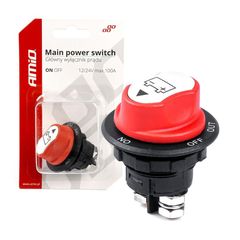 Κεντρικός Διακόπτης Μπαταρίας ON/OFF 12/24 Volt 100Α Max Amio 03026