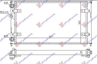 Ψυγείου 1.4-1.6BZ-1.7-1.9SDi -AC(52x32)(Π.O (Valeo CLASSIC) / SEAT CORDOBA 97-98 / 6K0121253P - 1 Τεμ