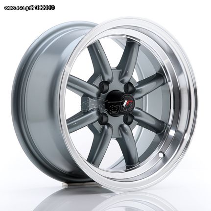 Νentoudis Tyres - Ζάντα JR Wheels JR19 14x7 ET0 4x100 Gun Metal w/Machined Lip