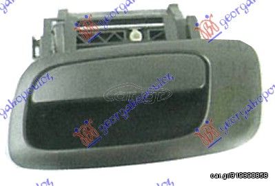 Χερούλι Πίσω Πόρτας Έξω / OPEL ZAFIRA 99-05 / 5138156 - Αριστερό - 1 Τεμ