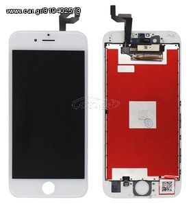 TW INCELL LCD ILCD-004 για iPhone 6s, camera-sensor ring, earmesh, λευκή