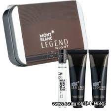 MONT BLANC Legend Night SET: EDP 7.5ml + aftershave balm 30ml + shower gel 30ml