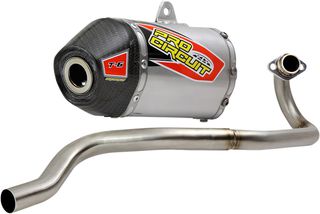 Pro Circuit T6 Ολόσωμη εξάτμιση Stainless Steel-Carbon KAWASAKI KLX 110 2010-2020