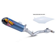 FMF Ολόσωμη Εξάτμιση Factory 4.1 RCT Single Exhaust System Honda CRF450R / R-S / RX / WE 2017-2022 ( MegaBomb Stainless/Blue Titanium/Carbon Fiber / Single Muffler )