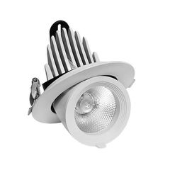 LED σποτ χωνευτό με κινητή βάση 36° 30W 2000lm Φ110 3cct με επιλογή χρώματος φωτισμού