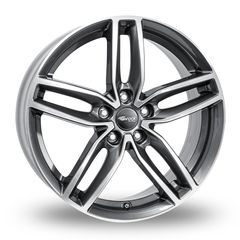 BROCK RC29 7.5x17" Gray / Polished 
