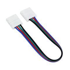 GloboStar® 70733 Διπλός Connector με 15cm Καλώδιο για Ταινίές LED RGB 7.2 & 14.4W - 10mm - 70733