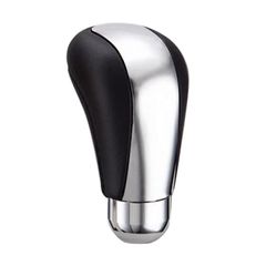 Πόμολο Λεβιέ Ταχυτήτων Universal Μαύρο/Χρώμιο Δερμάτινο Οβάλ Για Κανονική Όπισθεν 37114 (CAR0016979)