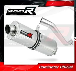 Dominator Εξάτμιση Τελικό Oval S.Steel Aprilia Tuono V4 1100 Με Σιγαστήρα