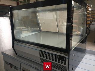 INOXWEB 2025-ΕΠΑΓΓΕΛΜΑΤΙΚΗ ΑΝΟΞΕΙΔΩΤΗ ΒΙΤΡΙΝΑ ΘΕΡΜΑΙΝΟΜΕΝΗ ΜΕ ΚΥΚΛΟΦΟΡΙΑ ΑΕΡΑ ΕΠΙΤΡΑΠΕΖΙΑ 77X60X66 ΕΚ -thumb-1