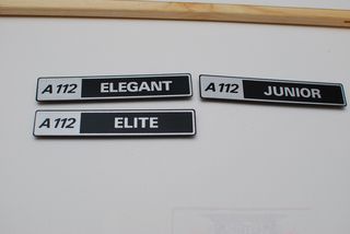 Autobianchi A112 elegant elite junior σήματα