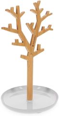 Navaris Jewellery Tree Stand - Βάση Κοσμημάτων και Αξεσουάρ από Μέταλλο και Bamboo - Desig 50573.02
