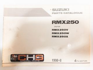 ΒΙΒΛΙΟ ΑΝΤΑΛΛΑΚΤΙΚΩΝ RMX250 (RMX250V-W-X)