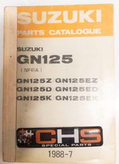 ΒΙΒΛΙΟ ΑΝΤΑΛΛΑΚΤΙΚΩΝ GN125 (GN125Z-EZ-D-ED-K-EK)