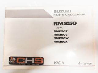 ΒΙΒΛΙΟ ΑΝΤΑΛΛΑΚΤΙΚΩΝ RM250 (RM250T-V-W-X)